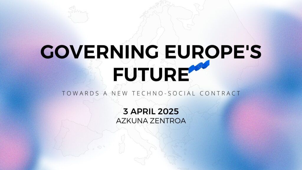 Bilbao to analyse the need for a new techno-social contract at the 12th edition of the Bilbao European Encounters